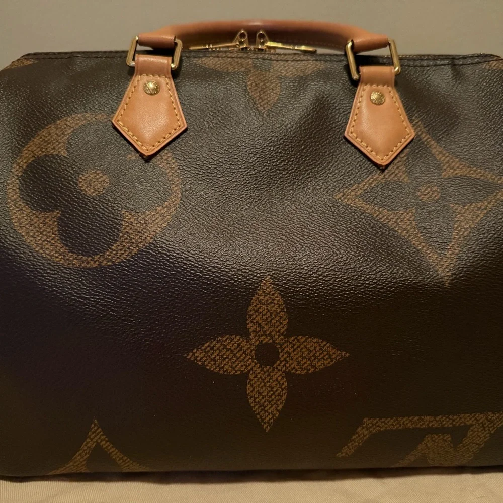 Louis Vuitton Speedy 30 Bandouliere Reverse Giant Monogram